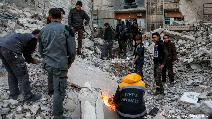 Syrien Krieg - Ostghuta bei Damaskus (Getty Images/AFP/A. Eassa)