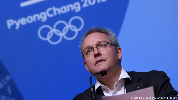 Pressekonferenz CAS weist Klage von Russen auf Olympia-Teilnahme ab Matthieu Reeb (picture alliance /Sputnik/A.Filippov)