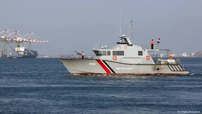 Jemen Küstenwache im Hafen von Aden (Imago/photothek)