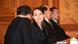 Kim Yo Jong, center, sister of North Korean leader Kim Jong Un, talks with Ri Son Gwon, chairman of the North Korea's agency that deals with inter-Korean affairs Kim Yo Jong, center, sister of North Korean leader Kim Jong Un, talks with Ri Son Gwon, chairman of the North Korea's agency that deals with inter-Korean affairs