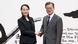 Moon Jae-in and Kim Yo Jong Moon Jae-in and Kim Yo Jong