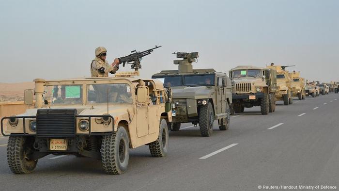 Ägypten Anti-Terror-Einsatz auf der Sinai Halbinsel (Reuters/Handout Ministry of Defence)
