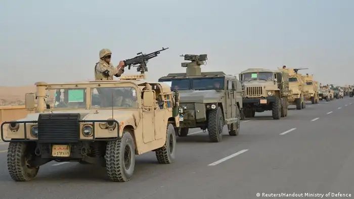 Ägypten Anti-Terror-Einsatz auf der Sinai Halbinsel (Reuters/Handout Ministry of Defence)