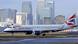 A British Airways plane on the runway at London City Airport A British Airways plane on the runway at London City Airport