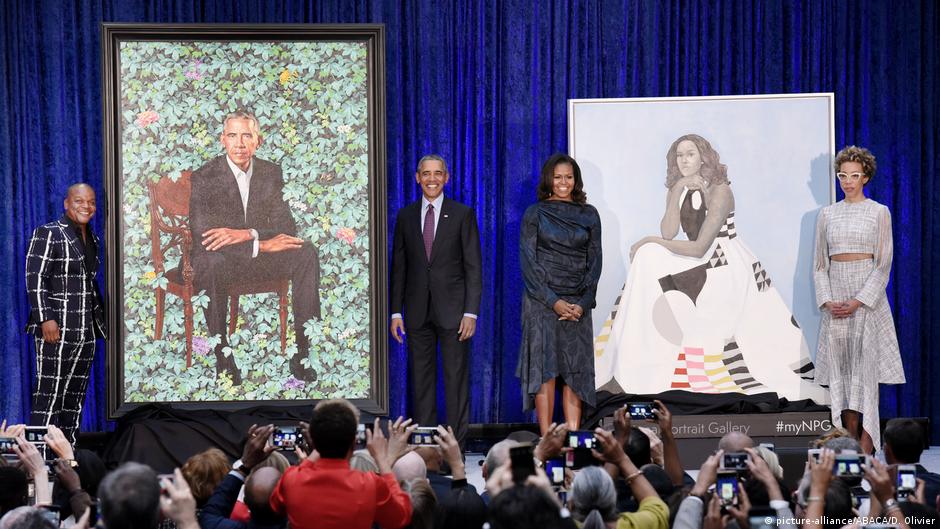 National Portrait Gallery unveils Obama portraits