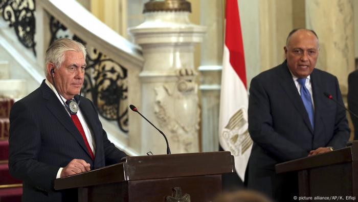 Ägypten Rex Tillerson und Sameh Schukri