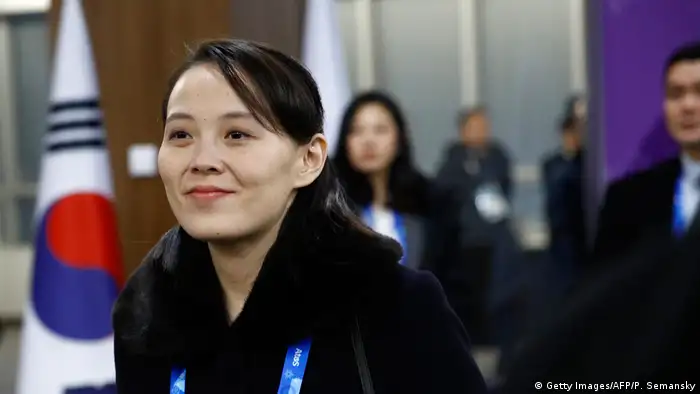 Pyeongchang 2018 Winter Olympia Kim Jong Un's Schwester Kim (Getty Images/AFP/P. Semansky)