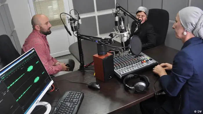Interview beim Bürgerradio Way im nordgeorgischen Pankisi-Tal