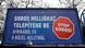 Government's anti-Soros billboard in Budapest Government's anti-Soros billboard in Budapest