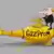 Путин на драконе в виде газовой трубы с надписью "Gazprom" (карикатура)