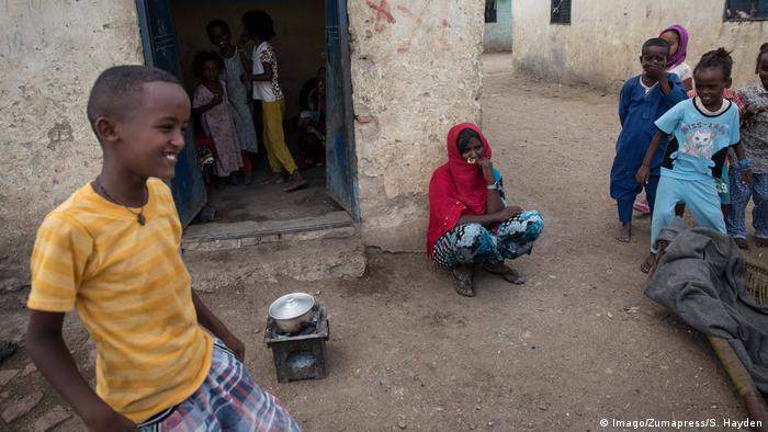 Sudan Flüchtlinge im Camp (Imago/Zumapress/S. Hayden)