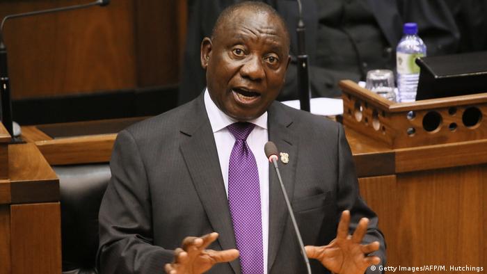 Südafrika - neuer Präsident Cyril Ramaphosa