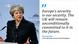 Zitattafel von Theresa May auf Englisch Zitattafel von Theresa May auf Englisch
