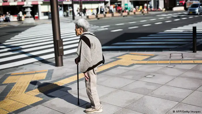An old person in Japan
