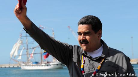 Venezuela Präsident Nicolas Maduro in La Guaira (Reuters/Miraflores Palace)