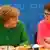 Angela Merkel mit Annegret Kramp-Karrenbauer