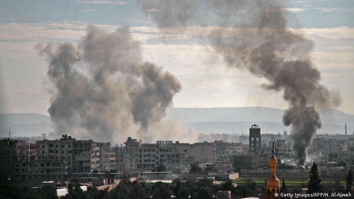 Syrien Luftangriffe gegen Ost-Ghouta