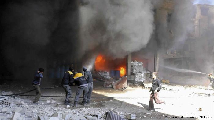 Syrien Angriff auf Ghouta (picture-alliance/dpa/AP Photo)