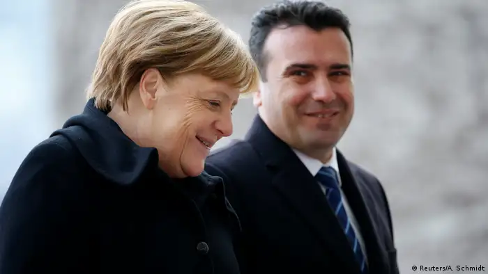 Berlin - Kanzlerin Merkel empfängt Mazedoniens Regierungschef Zaev
