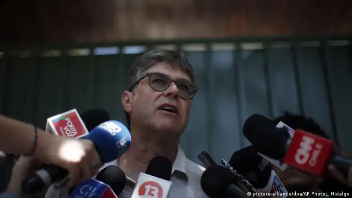 Chile James Hamilton Missbrauchsopfer eines früheren katholischen Pfarrers (picture-alliance/dpa/AP PhotoL. Hidalgo)