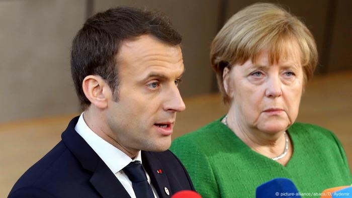 EU Gipfel Macron Merkel (picture-alliance/abaca/D. Aydemir)