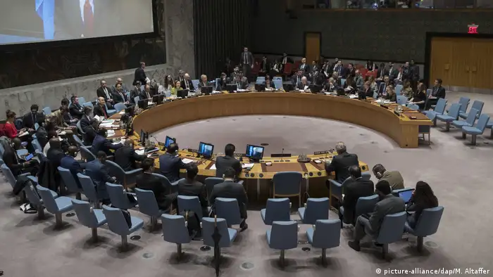 USA Sondersitzung UN-Sicherheitsrat zu Ost-Ghuta (picture-alliance/dap/M. Altaffer)