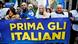 Italien Mailand - Unterstützer der Norther League Partei bei Demonstration Italien Mailand - Unterstützer der Norther League Partei bei Demonstration