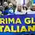 Italien Mailand  - Unterstützer der Norther League Partei bei Demonstration