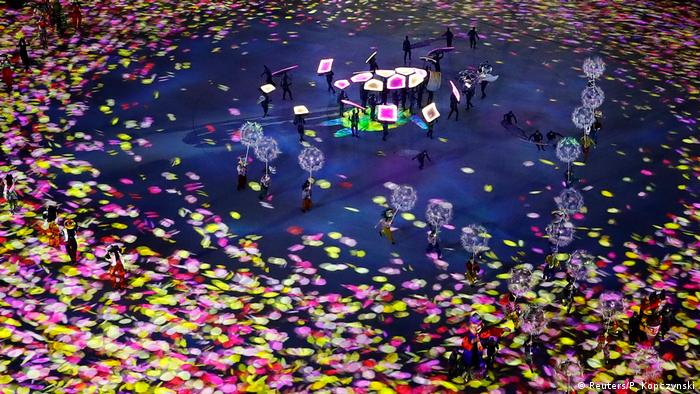 Südkorea Pyeongchang- Abschlussfeier der Olympischen Spiele (Reuters/P. Kopczynski)