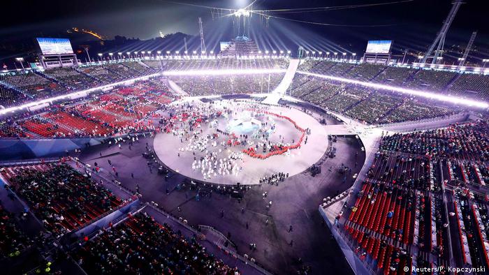 Südkorea Pyeongchang- Abschlussfeier der Olympischen Spiele