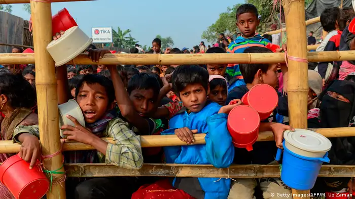 Bangladesch Myanmar - Grenzgebiet Rohingya - Flüchtlinge (Getty Images/AFP/M. Uz Zaman)