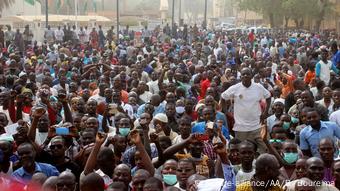 En 2018, les Nigériens avaient protesté contre la nouvelle loi de finances du gouvernement En 2018, les Nigériens avaient protesté contre la nouvelle loi de finances du gouvernement