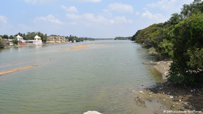 Indien Fluss Kaveri versiegt