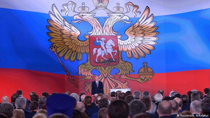 Russland Putin hält kurz vor Wahl traditionelle Jahresansprache