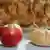 Хлебная запеканка с яблоками 