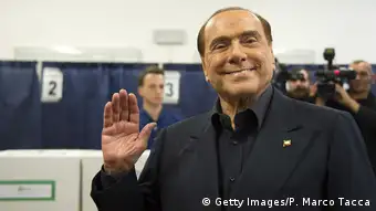 Berlusconi votes in 2018