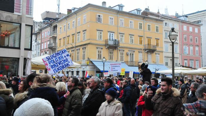 Prosvjed protiv LNG-terminala na Krku (Rijeka, 3.3.2018.)