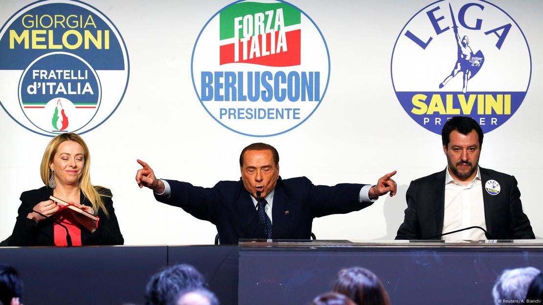  Giorgia Meloni, Silvio Berlusconi e Matteo Salvini