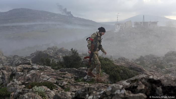 Türkische Truppen drängen nach Syrien (Reuters/Khalil Ashawi)