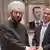 AfD state MP Christian Blex shakes hands with Syrian Grand Mufti