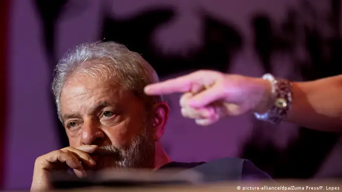 Brasilien Ex-Präsident Luiz Inacio Lula da Silva in Sao Paulo (picture-alliance/dpa/Zuma Press/P. Lopes)