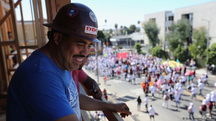 USA Kalifornia Los Angeles - Mexikanischer Einwanderer (Getty Images/J. Moore)
