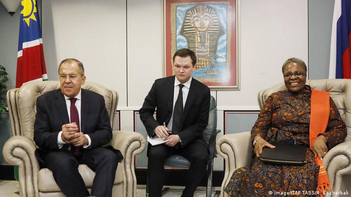 Namibia | russischer Außenminister Sergei Lawrow mit Namibias Außenminister Netumbo Nandi-Ndaitwah