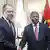 Chefe da diplomacia russa, Sergei Lavrov, e Presidente angolano, João Lourenço