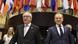 EU-Sondergipfel in Brüssel Jean-Claude Juncker und Donald Tusk EU-Sondergipfel in Brüssel Jean-Claude Juncker und Donald Tusk