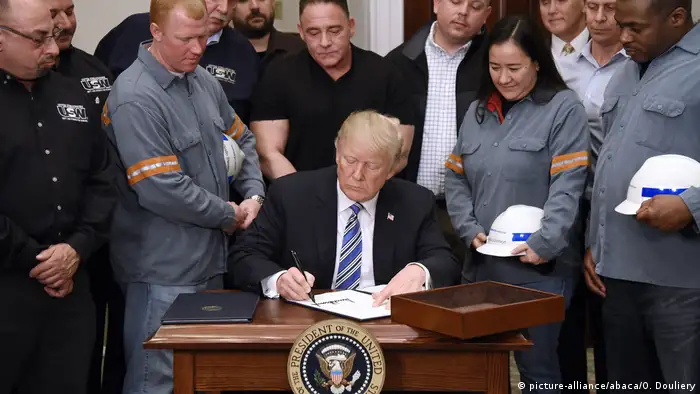 USA Trump besiegelt Strafzölle auf Stahl und Aluminium