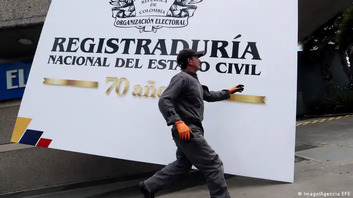 Kolumbien Wahl Vorbereitungen (Imago/Agencia EFE)