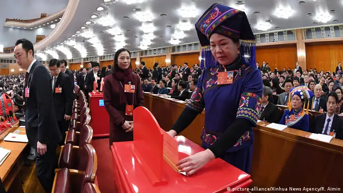 China Nationaler Volkskongress 2018 in Peking | Verfassungsänderung