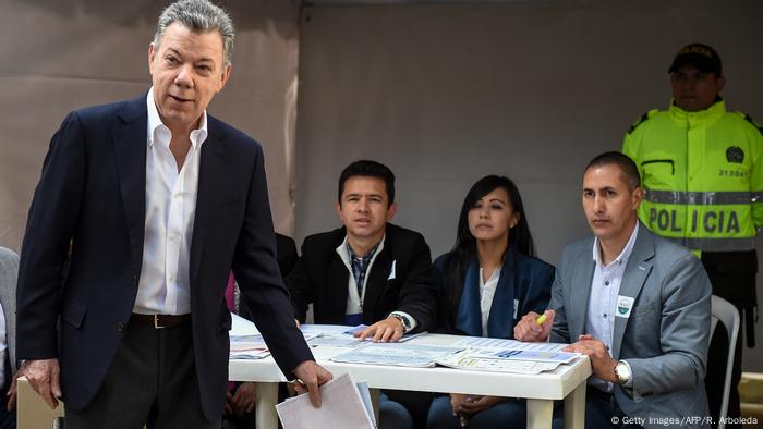 Kolumbien Wahlen - Juan Manuel Santo (Getty Images/AFP/R. Arboleda)