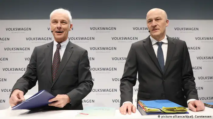 Volkswagen - Jahrespressekonferenz Matthias Müller und Frank Witter